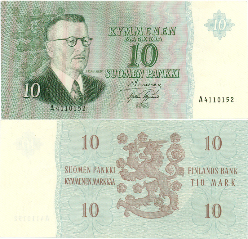 10 Markkaa 1963 A4110152